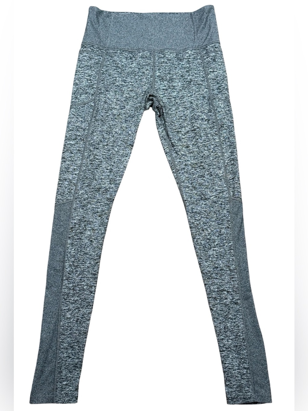 Athleta Exhale Heel Womens Tight Leggings Gray Medium